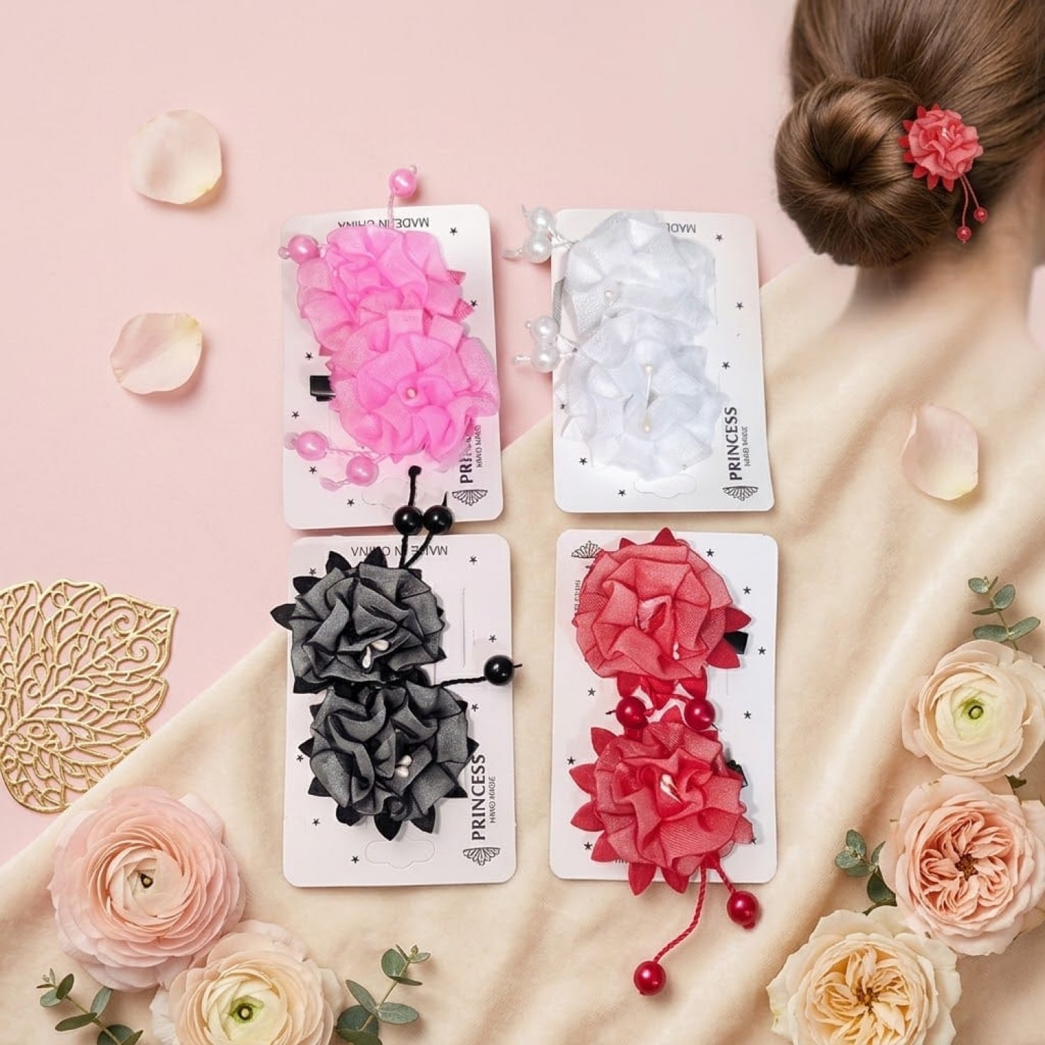 Fashion Alley Hair Pin For kids Pack Of 12 Pc