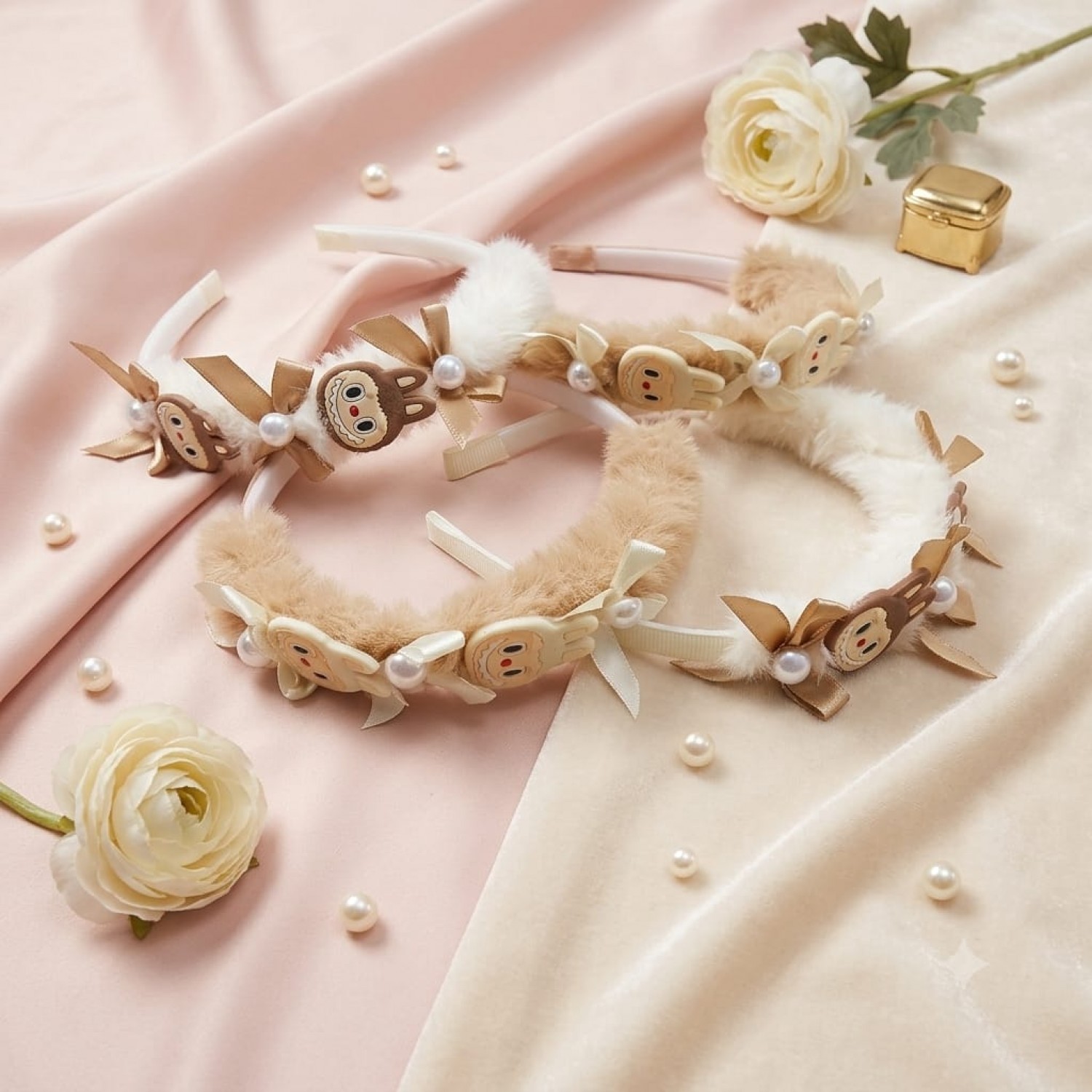 Fashion Alley Labubu Design Hair Band For Kids Pack Of 12 Pc