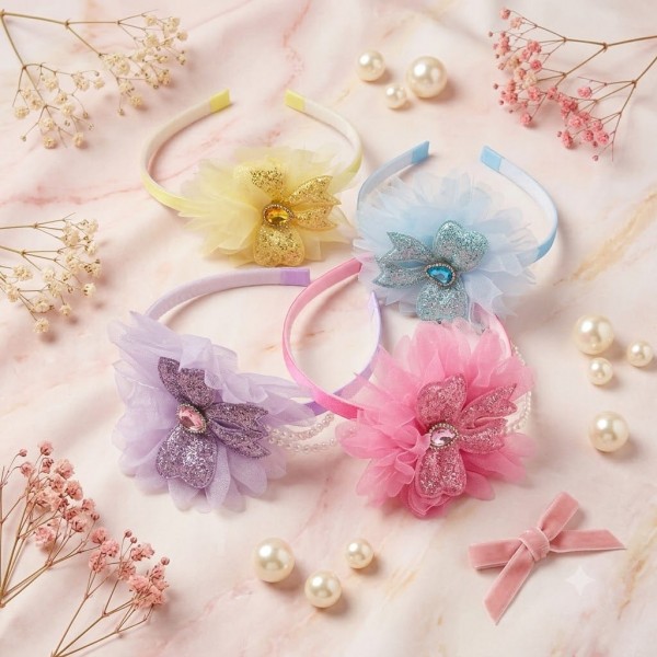 Fashion Alley Hair Band For Kids Pack Of 12 Pc