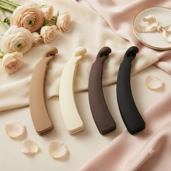 Fashion Alley 11cm Hair Banana Clip For Women Pack Of 12