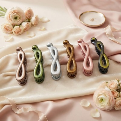 Fashion Alley 11CM Banana Hair Clip For Women Pack of 12
