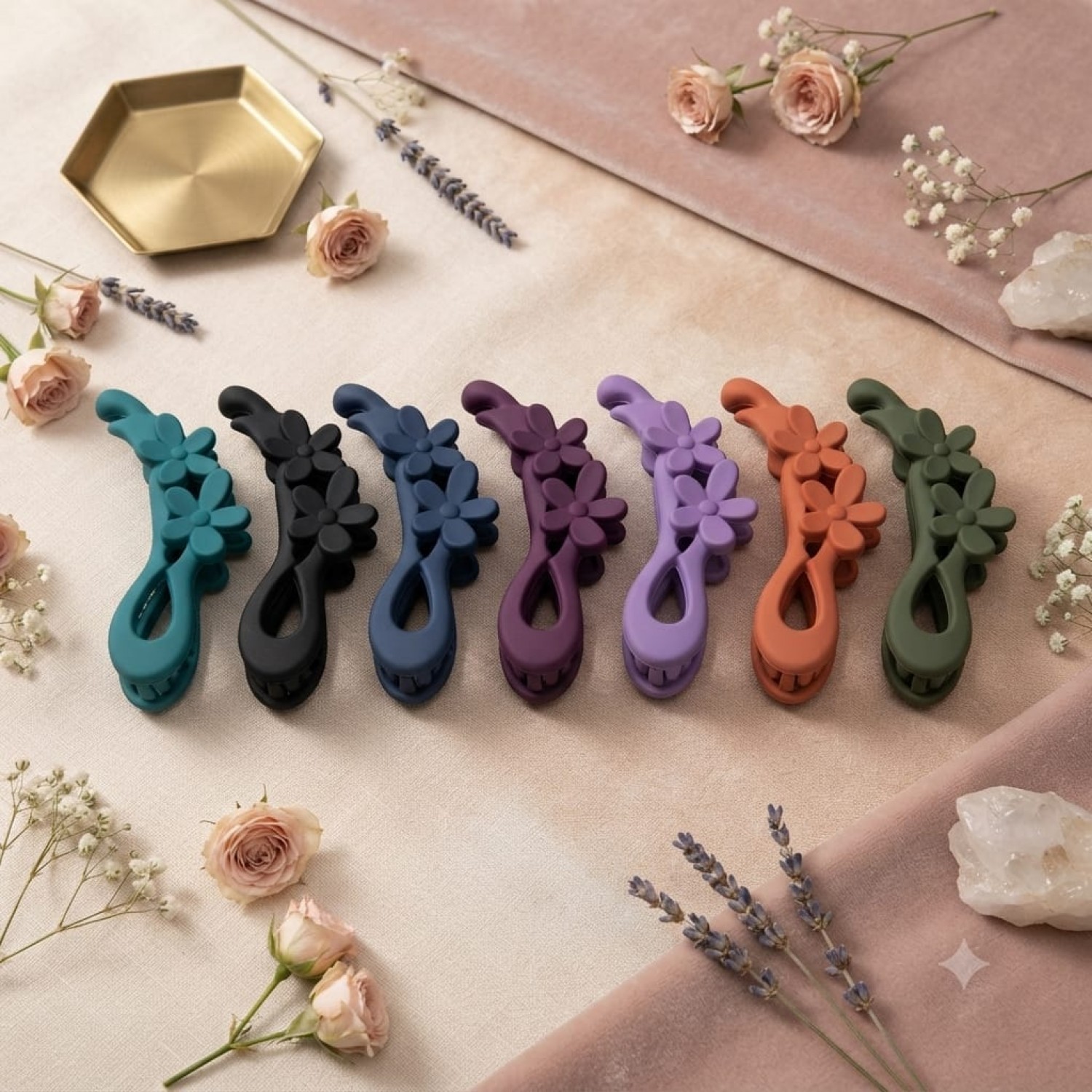 Fashion Alley 10 Cm Banana Hair Clip For Women  Pack Of 12 