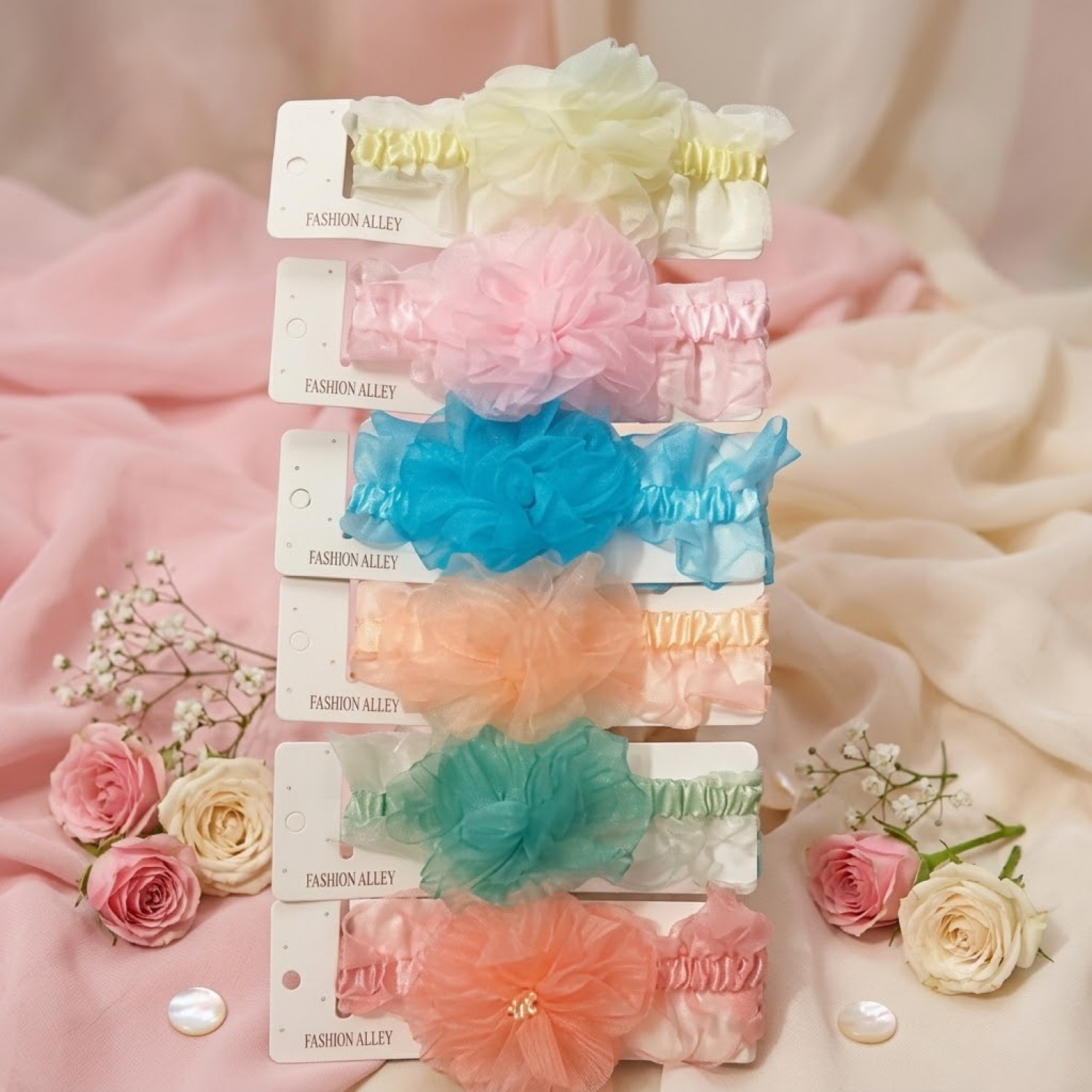 Fashion Alley Baby Hair Band For Kids Pack Of 12 Pc Fashion Alley Baby Hair Band For Kids Pack Of 12 Pc