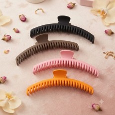Fashion Alley 12Cm Hair Claw for Women Pack Of 12 Pc