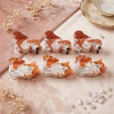 Fashion Alley 7Cm puppy design Hair Claw For Women Pack Of 12
