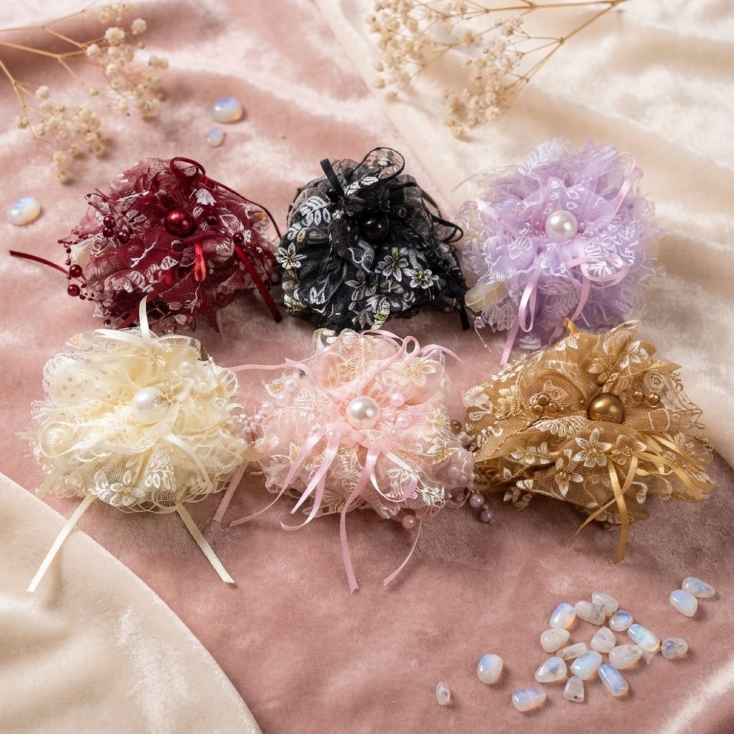 Fashion Alley 12Cm Flower design Hair Claw For Women Pack Of 12