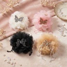 FaFashion Alley 12cm Butterfly design Hair Claw For Women Pack Of 12