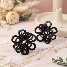 Bofeini 6Cm Shine Hair Claw For Women Pack Of 12
