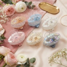 Leidona 6.5 Cm Flower Hair Claw For Women Pack Of 12