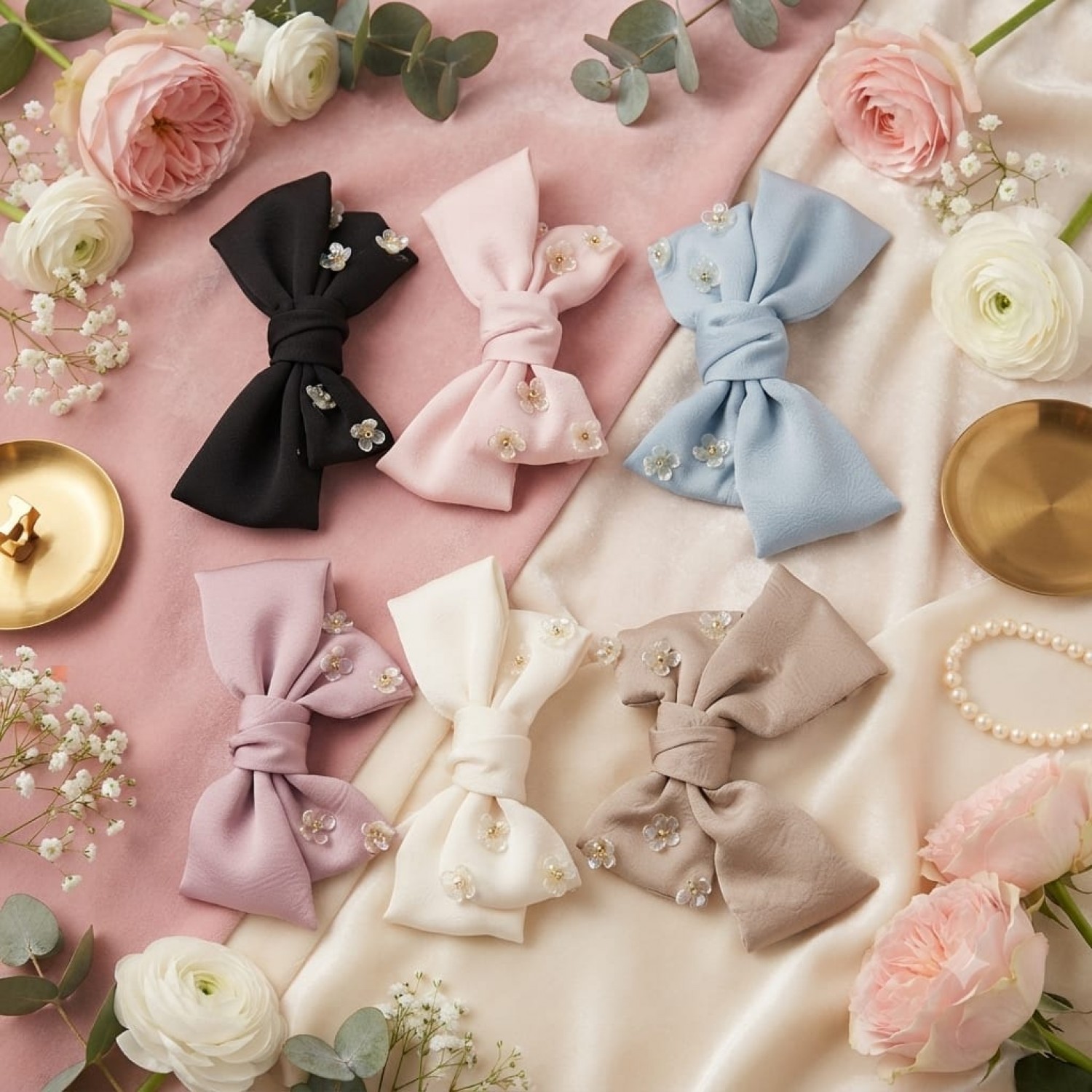 Fashion Alley Bow Design hair Pins for women pack of 12 pc