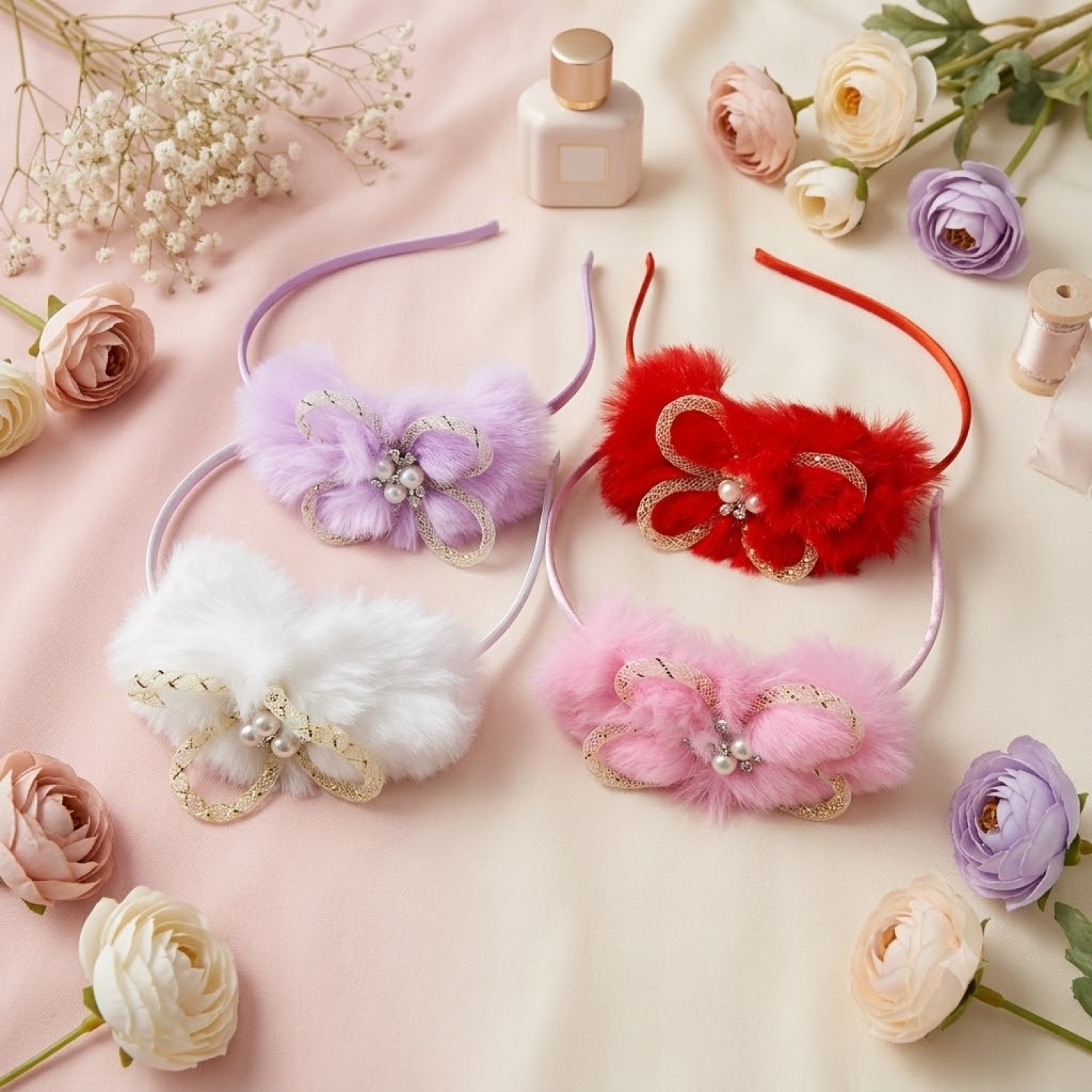 fashion alley hair band for kids pack of 12 pcs