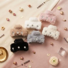 Fashion Alley 11 Cm Fur Hair Claw For Women Pack Of 12 Pc