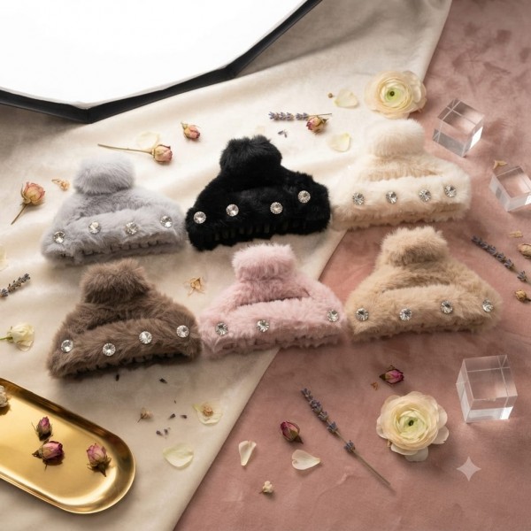 Fashion Alley 11 Cm Fur Hair Claw For Women Pack Of 12 Pc Fashion Alley 11 Cm Fur Hair Claw For Women Pack Of 12 Pc