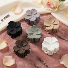 Fashion Alley 4 Cm Matt Hair Claw For Women Pack Of 12 Pc