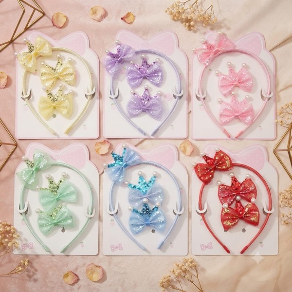 Fashion Alley Hair Band and hair pin For Kids Pack Of 12 Pc