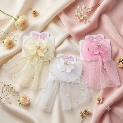 Fashion Alley Bow Hair Pin For kids Pack Of 12