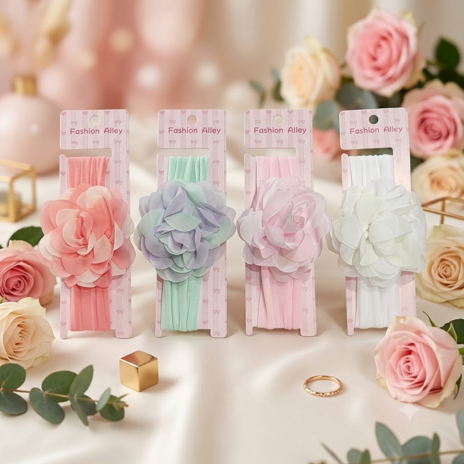 Fashion Alley Kids Patti Hairbands [Pack Of 12]