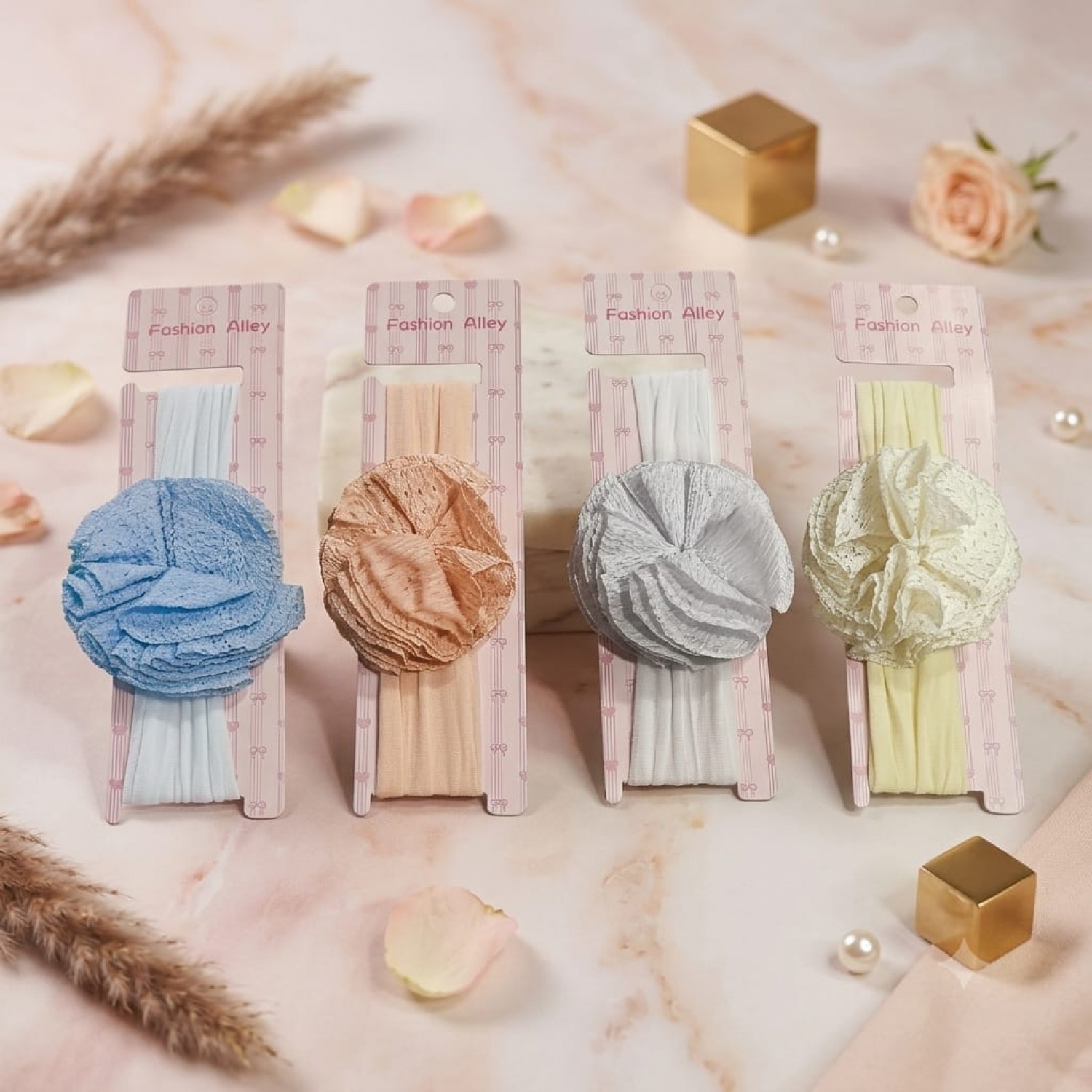 Fashion Alley Kids Patti Hairbands [Pack Of 12]
