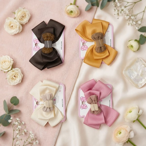 Fashion Alley Bow Design Hair Pin For kids Pack Of 12 Pc