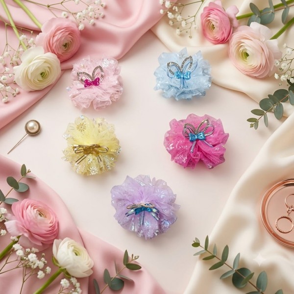 Fashion Alley Bow Design Hair Pin For kids Pack Of 10 Pc
