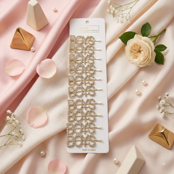 Fashion Alley Hair Pins For Women Pack Of 12