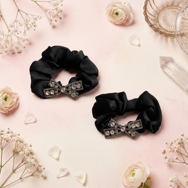 Fashion Alley Hair Scrunchie For Women Pack Of 12 Pc