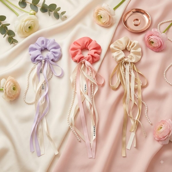 Fashion Alley Hair Scrunchies For Women Pack Of 12