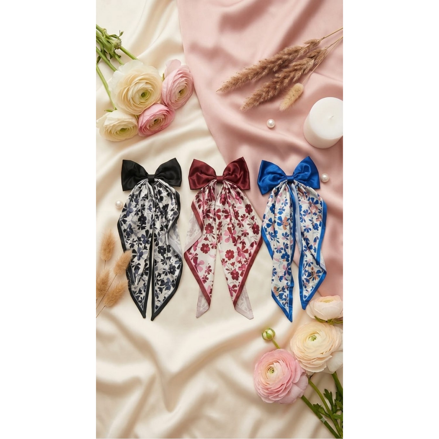 Fashion Alley Hair Scrunchies For Women Pack Of 12