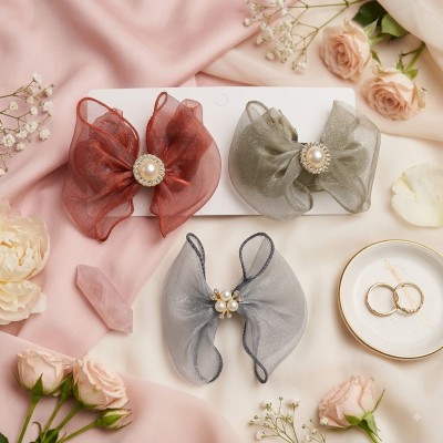 Fashion Alley Bow9 Scrunchies Rubber Band Pack Of 12