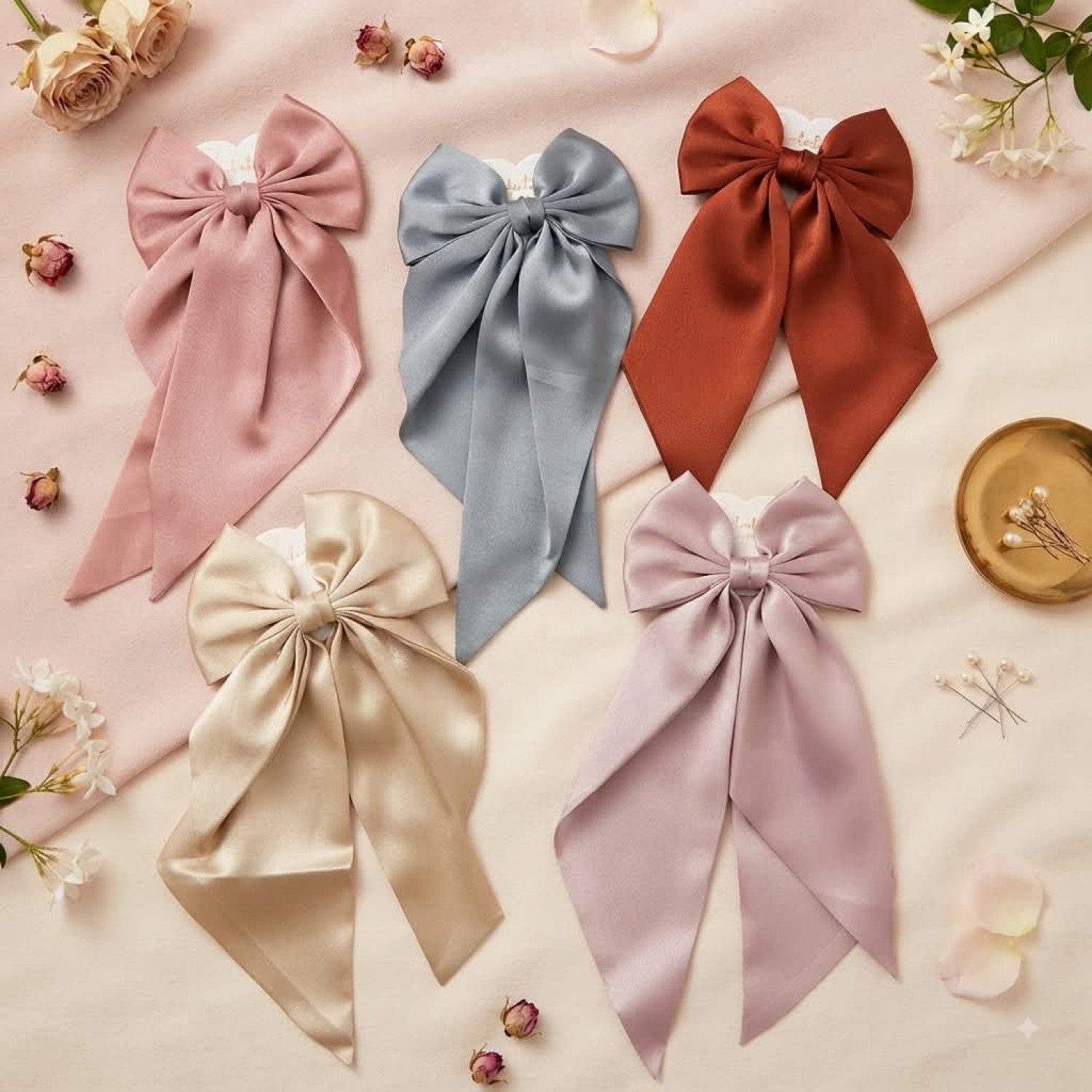 Fashion Alley Bow Design Hair Pin For kids Pack Of 12 Pc