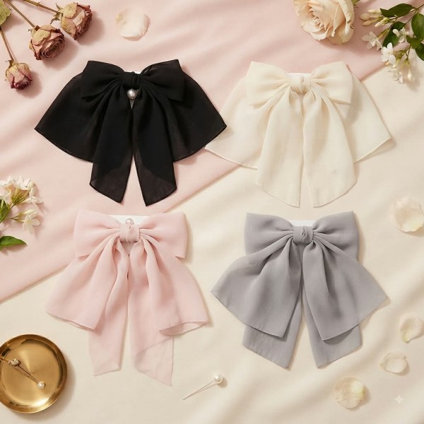 Fashion Alley Bow Design Hair Pin For kids Pack Of 12 Pc