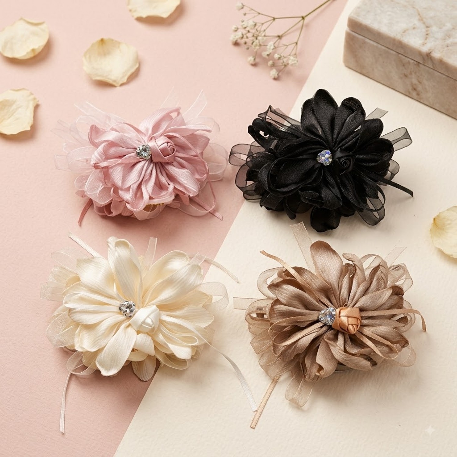Fashion Alley Hair Claw for Women Pack Of 12 Pc