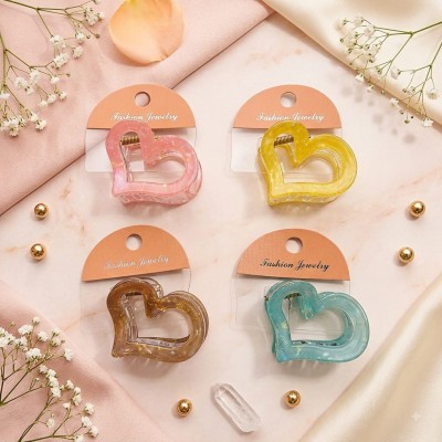 Fashion Alley 8 Cm women Hair Claw Pack Of 12 Pcs