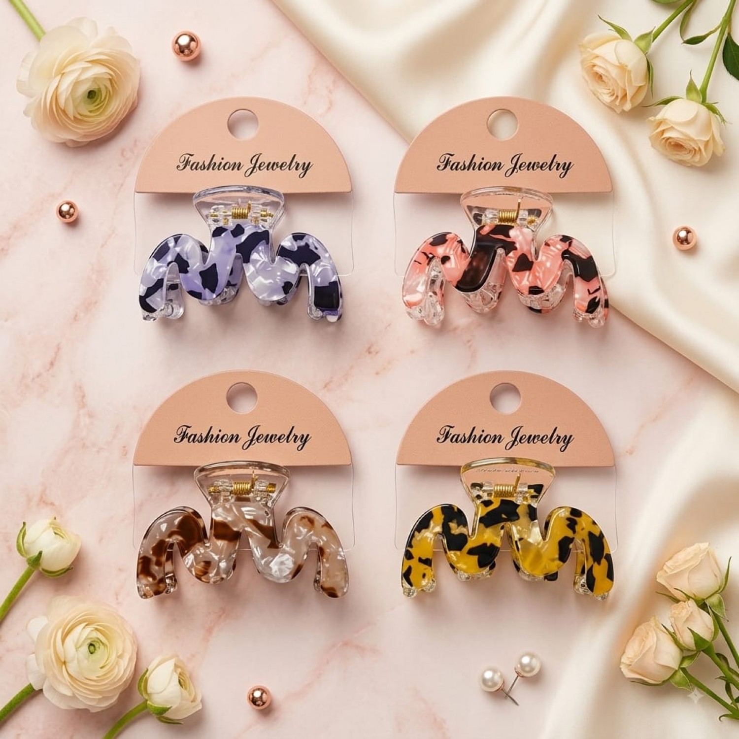 Fashion Alley 5 Cm women Hair Claw Pack Of 12 Pcs Fashion Alley 5 Cm women Hair Claw Pack Of 12 Pcs