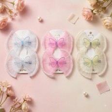 Fashion Alley Bow Hair Pin For Kids Pack Of 12 Pc