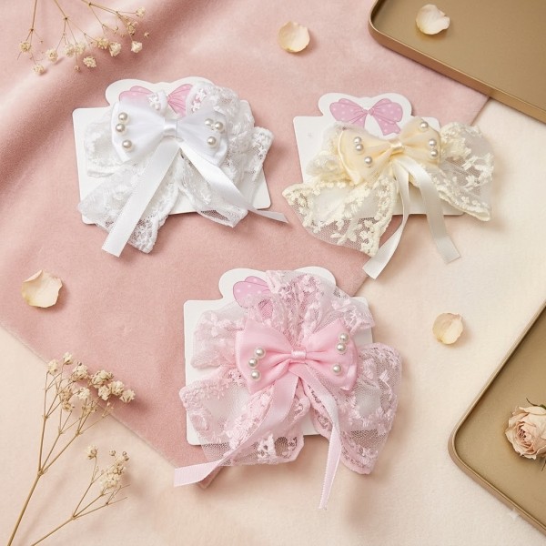 Fashion Alley Bow Hair Pin For Kids Pack Of 12 Pc 
