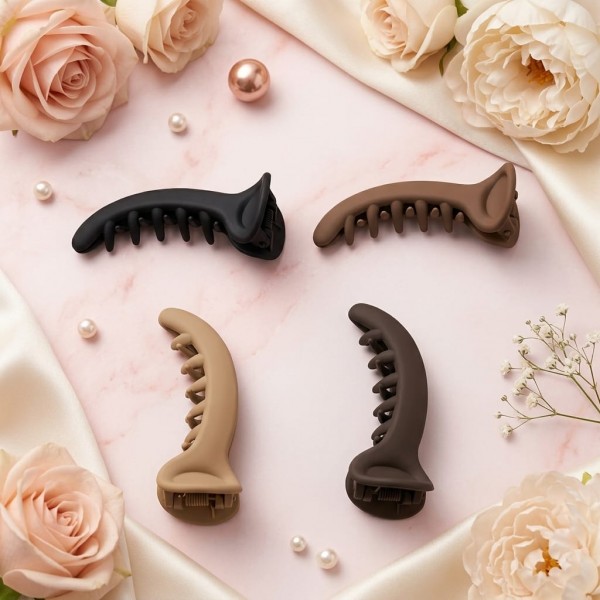 fashion alley 9 Cm Mirchi Hair Claw For Women Pack Of 12 fashion alley 9 Cm Mirchi Hair Claw For Women Pack Of 12