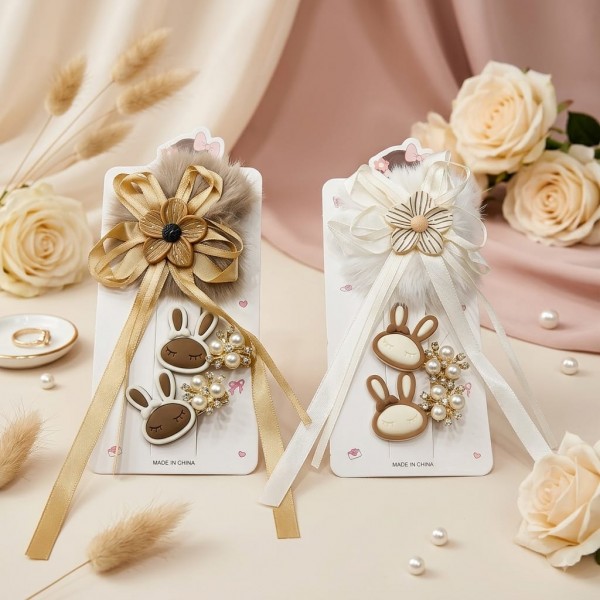 Fashion Alley flower Design Hair Pin For kids  Pack Of 12 Pc