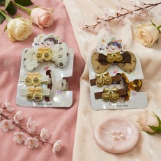 Fashion Alley flower Design Hair Pin For kids  Pack Of 12 Pc