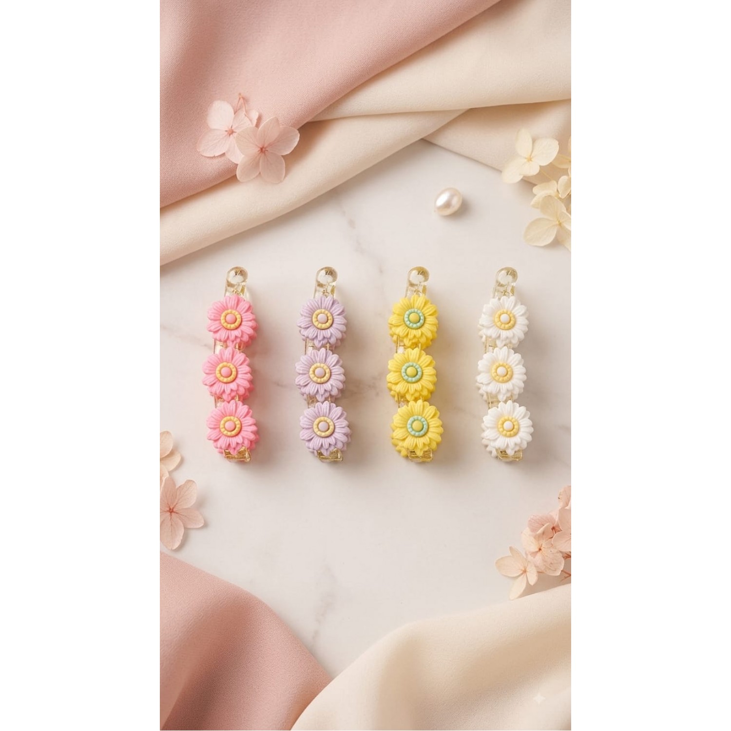 Fashion Alley 10 cm Banana Hair Clip For Women Pack of 12c