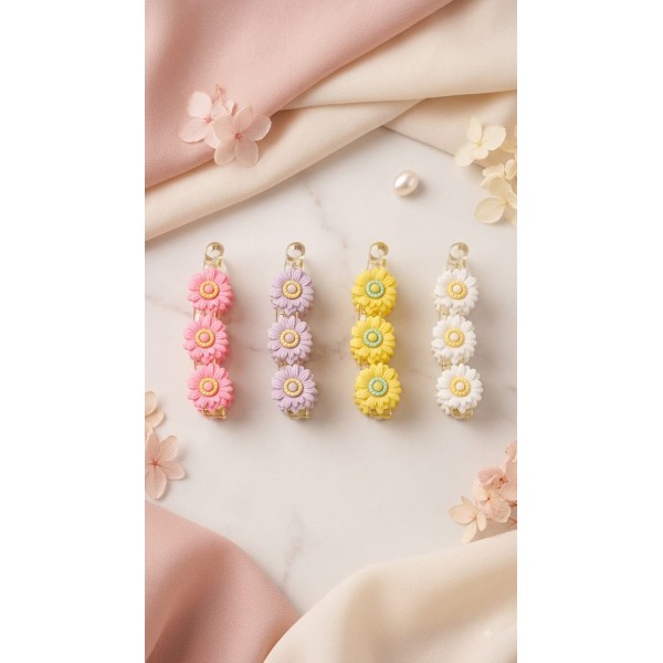Fashion Alley 10 cm Banana Hair Clip For Women Pack of 12c