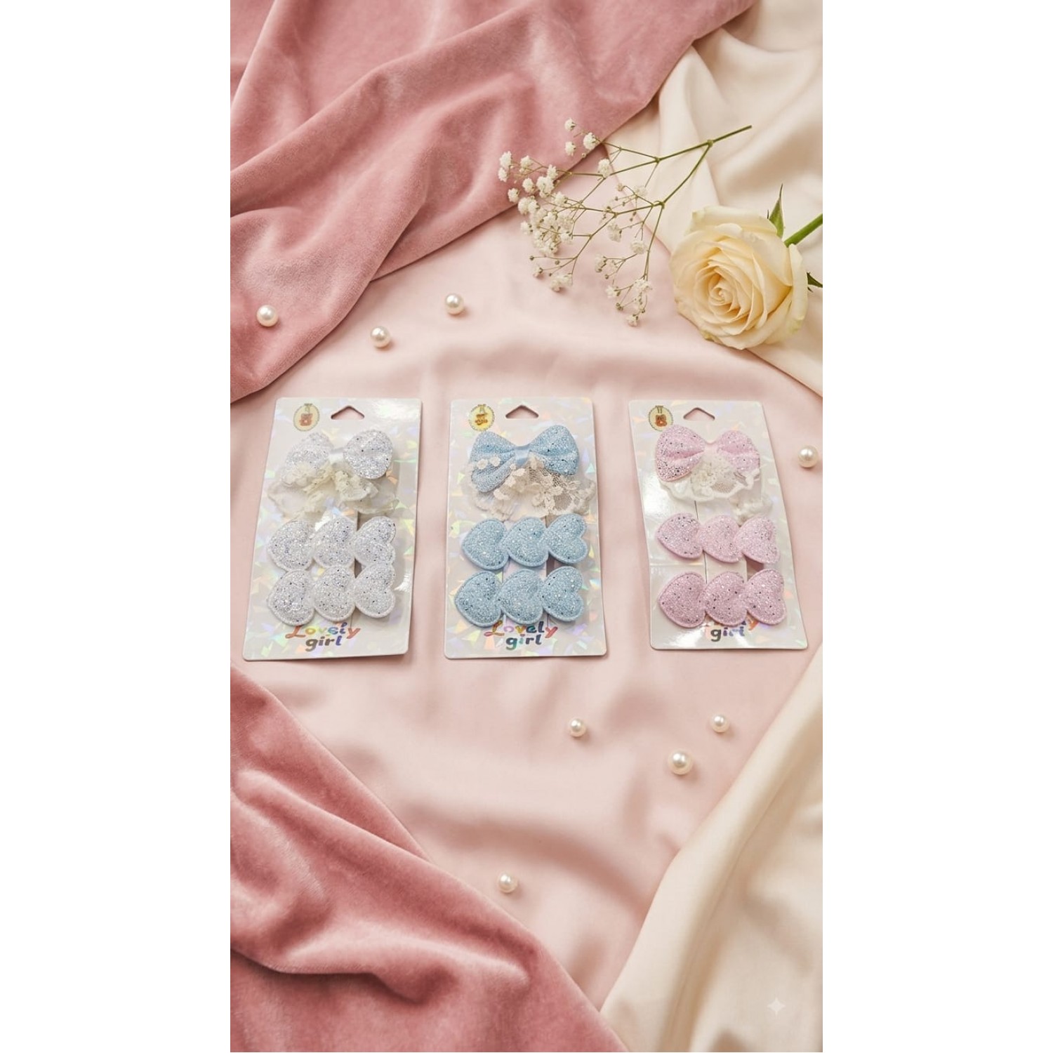 Fashion Alley flower Design Hair Pin For kids Pack Of 12 Pc Fashion Alley flower Design Hair Pin For kids Pack Of 12 Pc