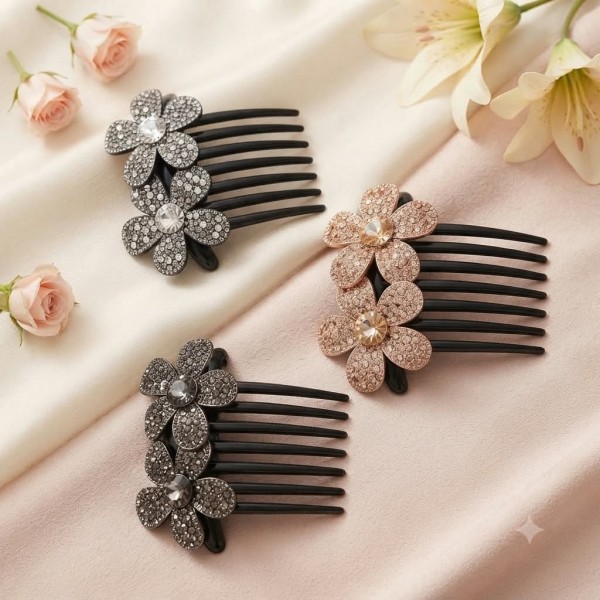 Fashion Alley flower Design Juda Accessories For Women Pack Of 12