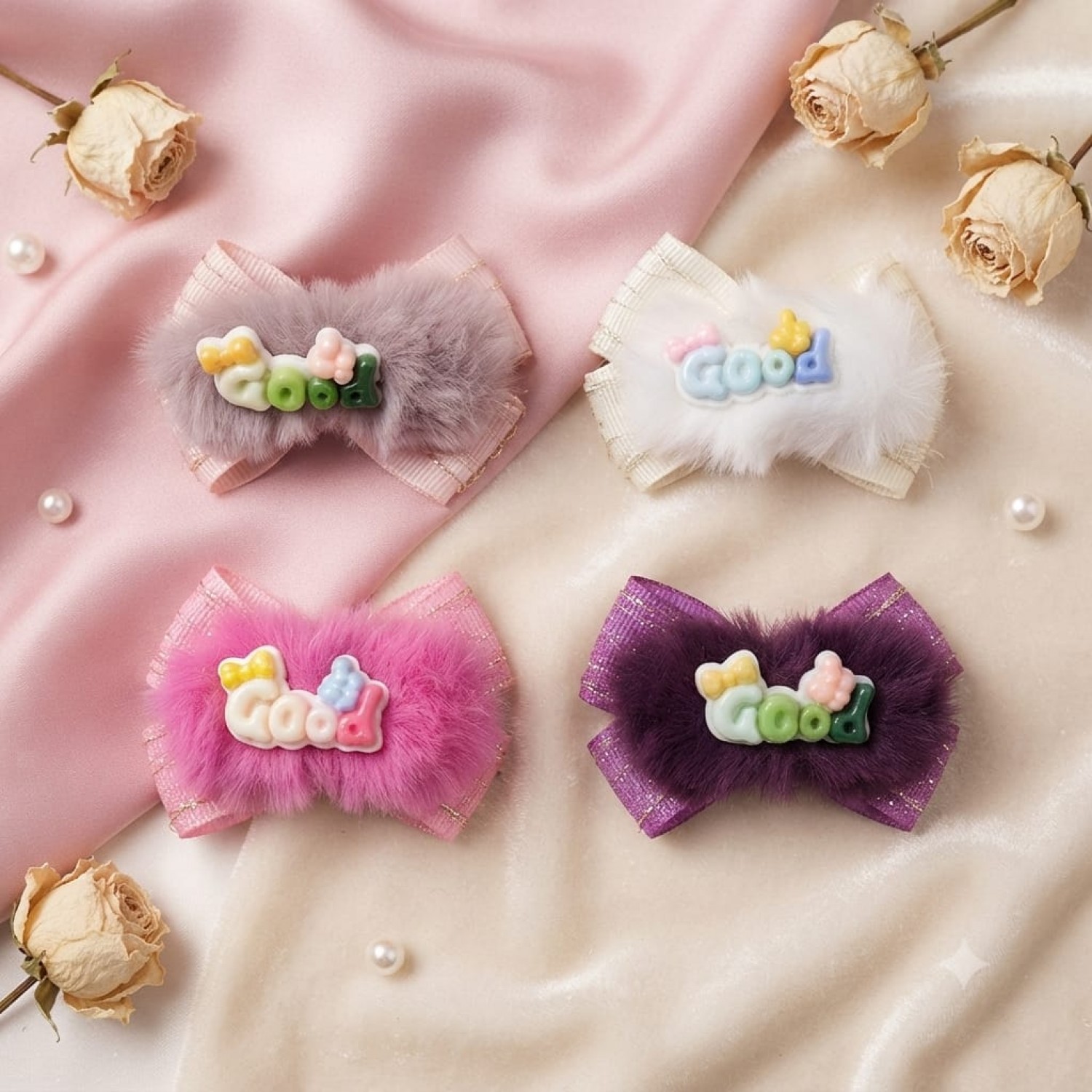 Fashion Alley Bow Design Hair Pin For kids Pack Of 10  Pc