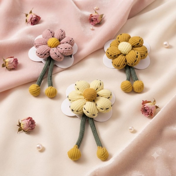 Fashion Alley sunflower Design Hair Pin For women Pack Of 12 Pc 