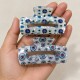 Fashion Alley 8 Cm Evil Eye Hair Claw For Women Pack Of 12 Pc