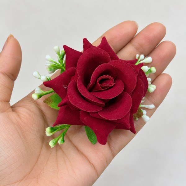 Fashion Alley Juda Flower Hair Pin For Women Pack Of 12 Pc