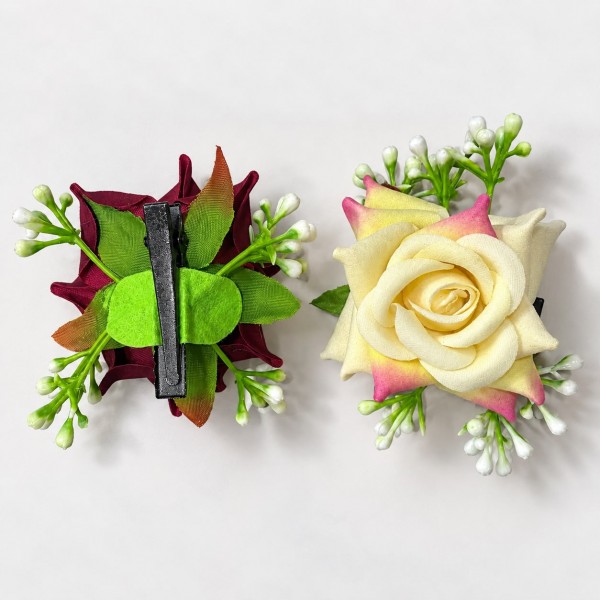 Fashion Alley Juda Flower Hair Pin For Women Pack Of 12 Pc