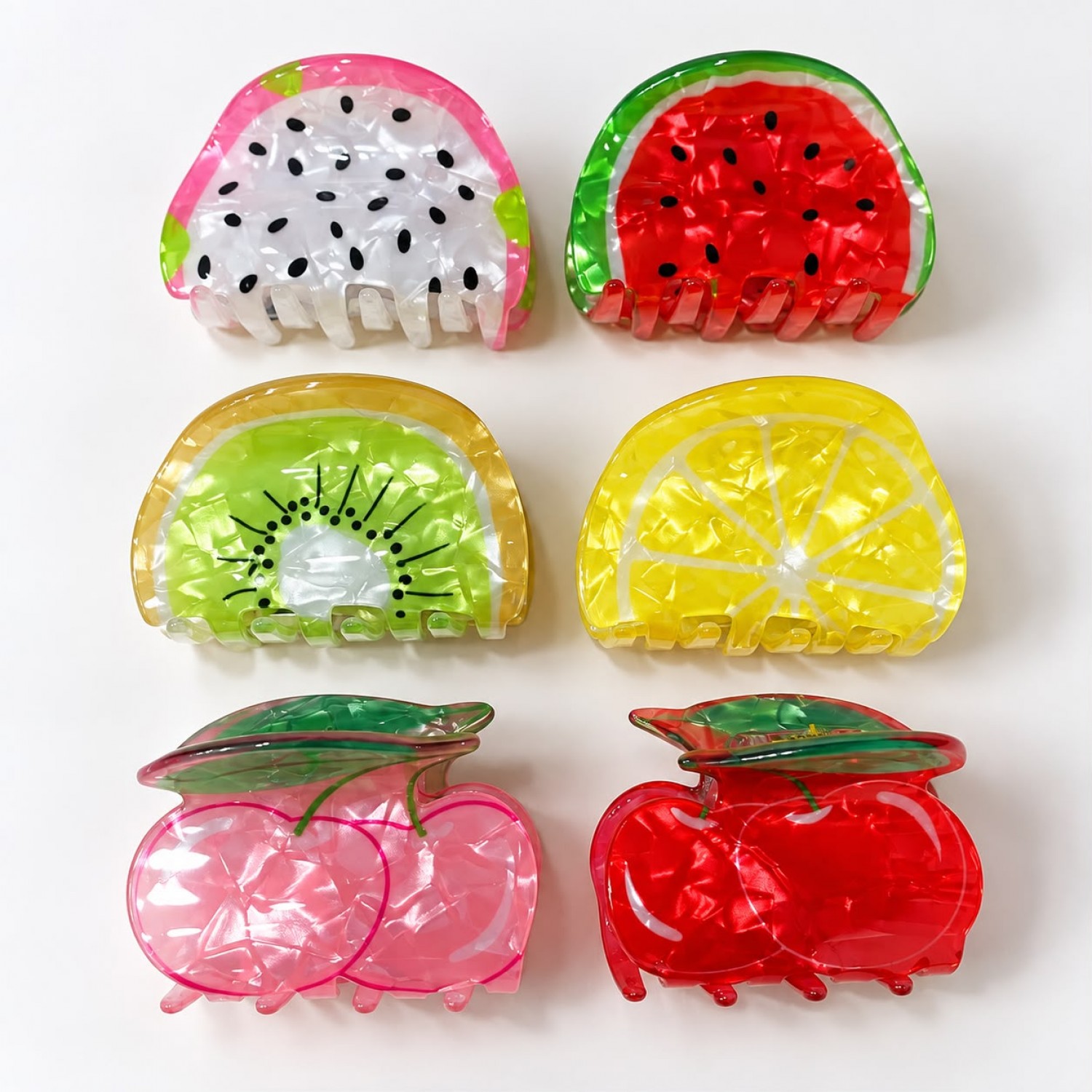 Fashion Alley 5 Cm Hair Claw For Women Pack Of 12 Pc 