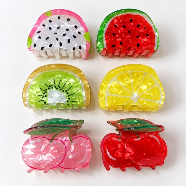 Fashion Alley 5 Cm Hair Claw For Women Pack Of 12 Pc 